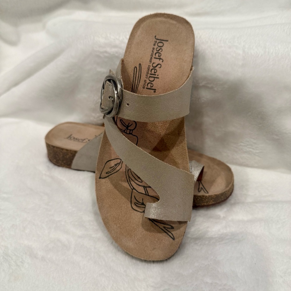 Josef Seibel Tonga 52 Sandal | NWOT | Leather Comfort Wedge | Size 36 - Picture 2 of 13
